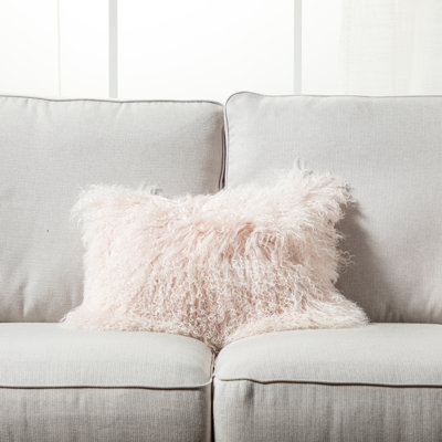 Mullin Leather/Suede Pillow Cover
