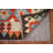 Geometric Kilim Reversible Wool Area Rug 5x6