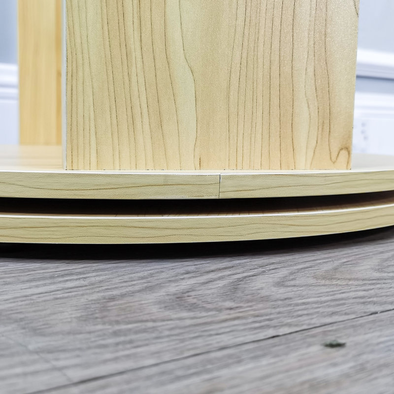 Support à plancher double en bois