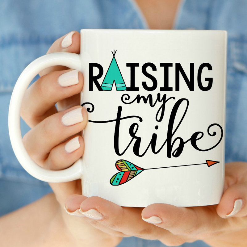 Grande tasse à café qui élève ma tribe