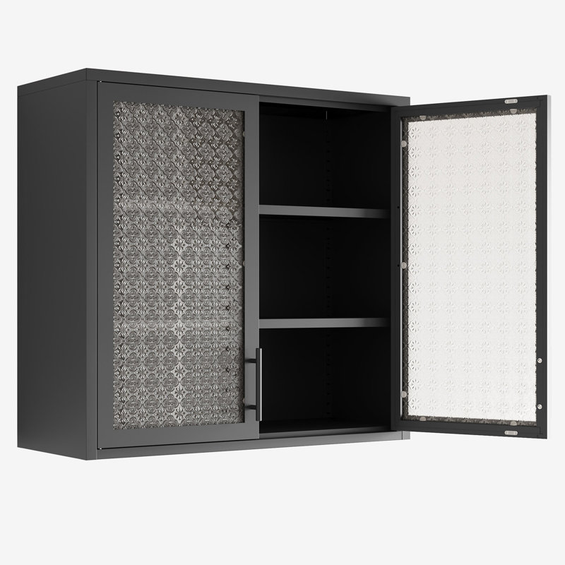 Retro Style Wall Mounted Cabinet Table-Top Storage Cabinet