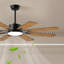 Ventilateur de plafond 52 pouces avec lumières et télécommande-854026780