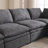 Modern L-shaped Sectional Sofa ,5-seat Sofa ,Sleeper Sofa Couch with Chaise Lounge for Living Room,Apartment,Upholstered,Polyester-2066093617