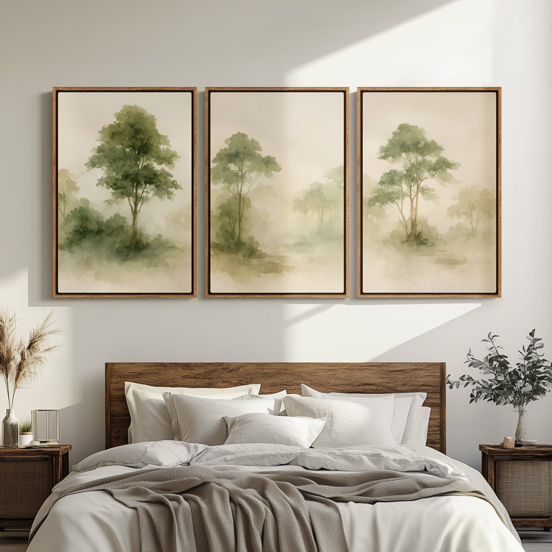 Art mural encadré sur toile, impressions murales abstraites rétro 24 "x 36", Naturel, H 36 po x l 24 po