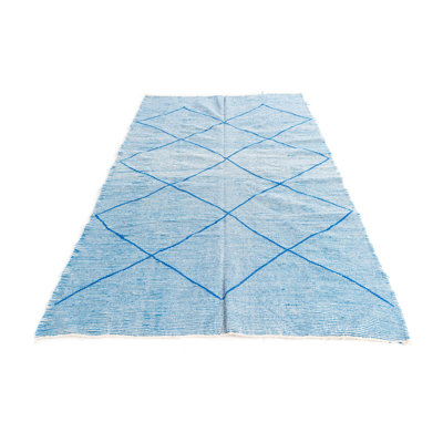 Tapis bleu Parra
