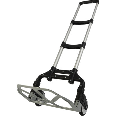 Chariot-chariot pliable avec roulettes Stalwart - Chariot mobile pliable léger et mobile