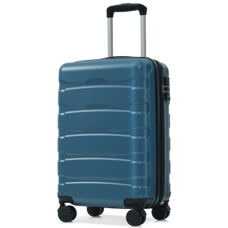 Valise de transport rigide en ABS 20 po, valise de voyage extensible durable avec roulettes pivotantes, verrou TSA