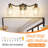 Black Vanity Light With Seeded Glass Shade-631385524