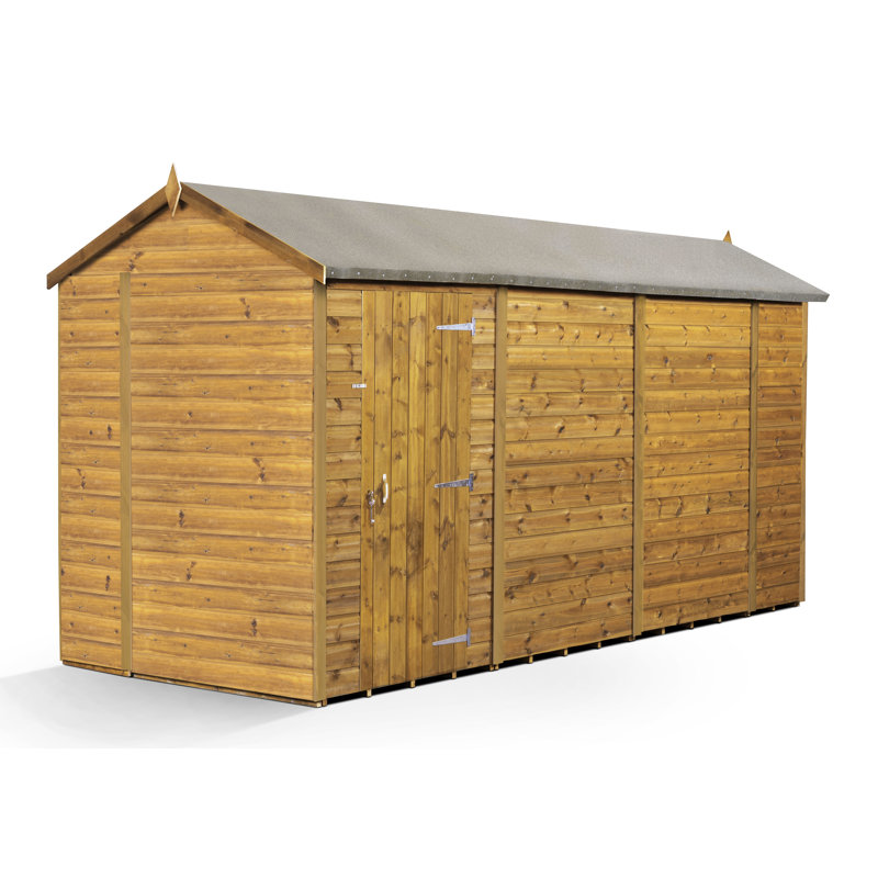Modular Apex Garden Shed 14X6 No Windows, No