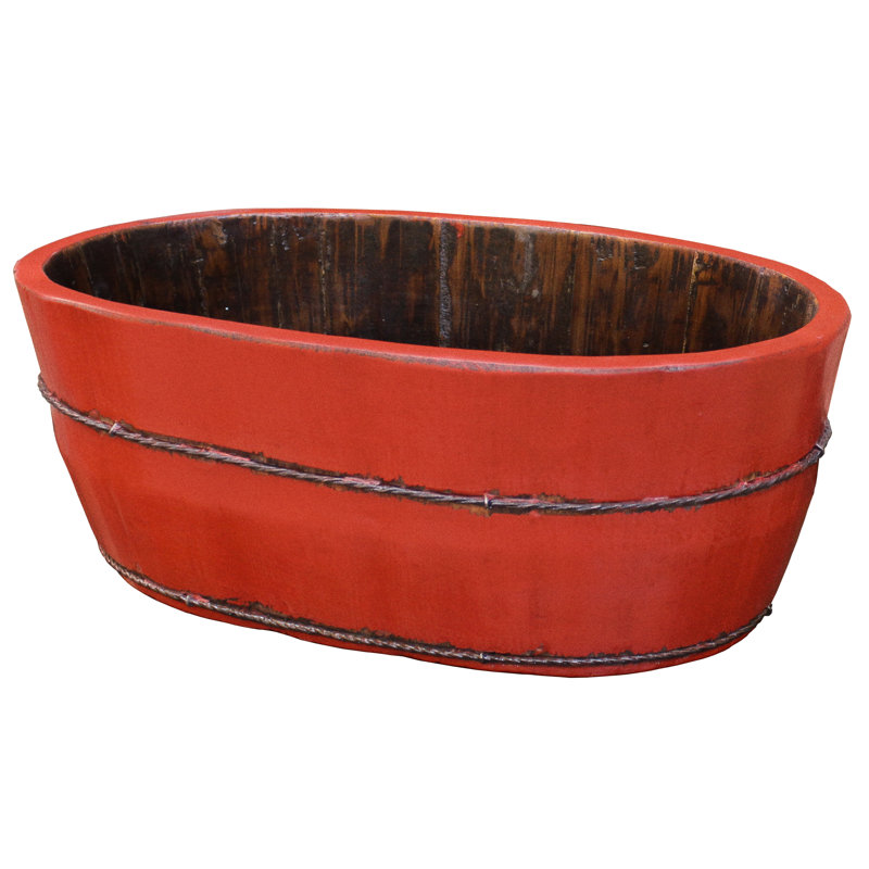 August Grove® LaGrange Decorative Bin, Red