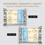 Armoire à pharmacie 30 po x 26 po avec miroir à fixation en surface ou espace de rangement encastré en aluminium