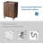 Basin Cabinet Walnut  Without Basin
