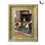 Cadre 11 po x 14 po à décor de paysage doré antique pour bureau 1PC-133329728-133329731-133329732