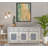 DeGrailly 53.15" Mirrored Glass Modern Glam Sideboard with 3 Drawers 3 Doors