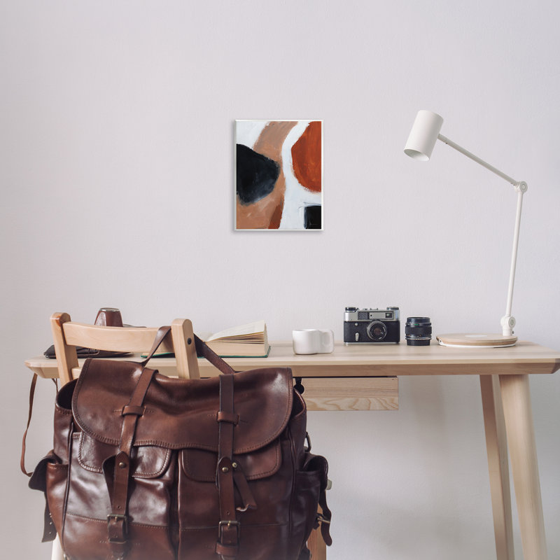 «Rare Earth Tones», art mural abstrait par Pamela Munger