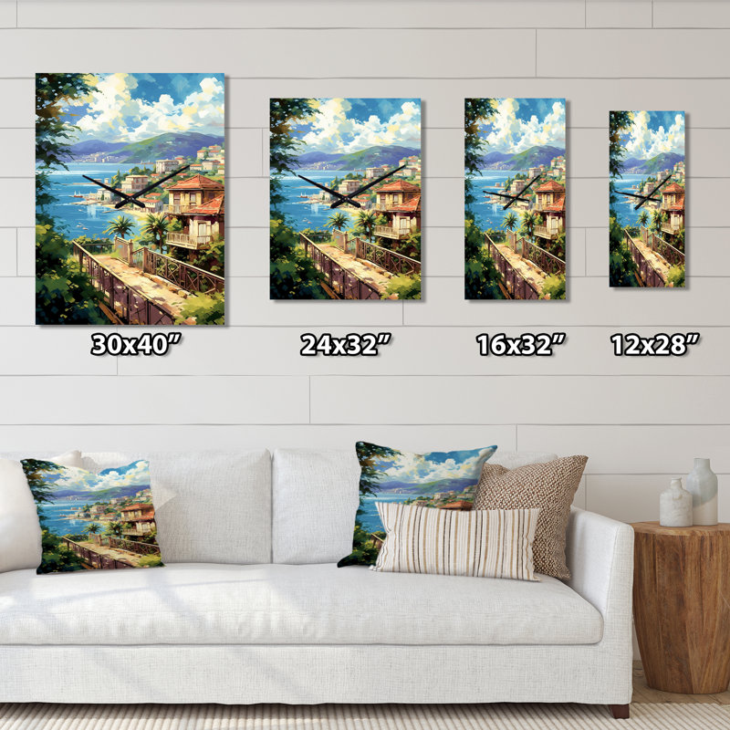 Horloge murale Foehr - France surdimensionnée, Grand