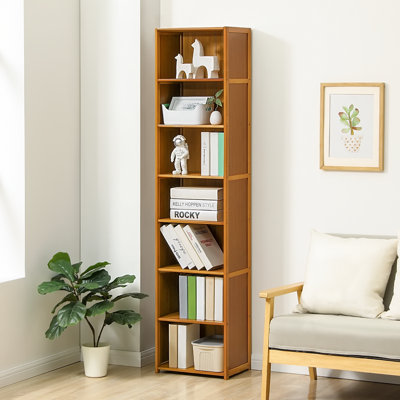 Étagère en bambou, support de rangement pour articles divers, support pour cosmétiques, bibliothèque standard, pour la maison