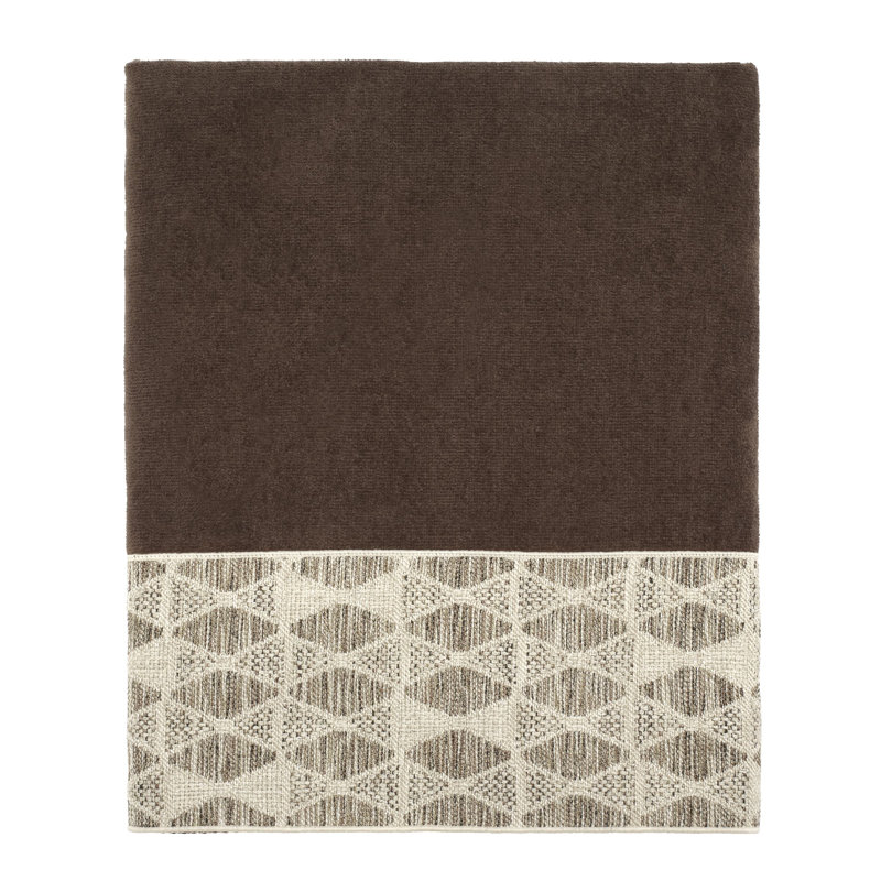 Avanti Vernon Bath Towel, Brown