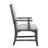 Dabbs Wood Dining Arm Chair In Gray