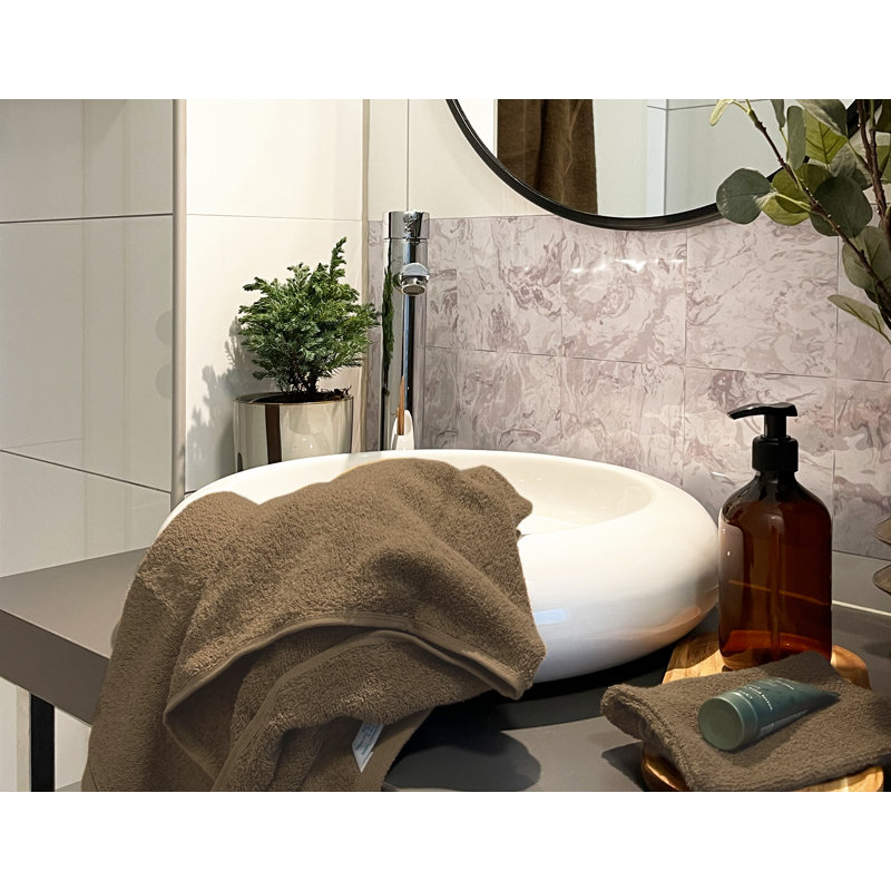 Midweight Hand Towel, Tobacco