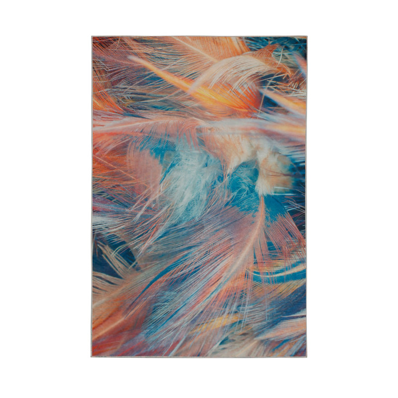 Tapis d'entrée de qualité supérieure, 3,3 x 6,6 pieds, 100% polyester, hauteur de velours de 0,3 po | Antibactérien, antidérapant, dessous lavable à la machine | Élégante impression numérique 3D, parfaite pour les vestibules et les salons