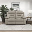 Causeuse inclinable manuelle en cuir Grain 62,5 po Sitz