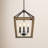 Icarus 4-Light Dimmable Lantern Geometric Chandelier -1809865009