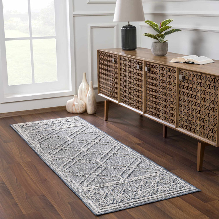 Jaythen Geometric Outdoor Gray Area Rug