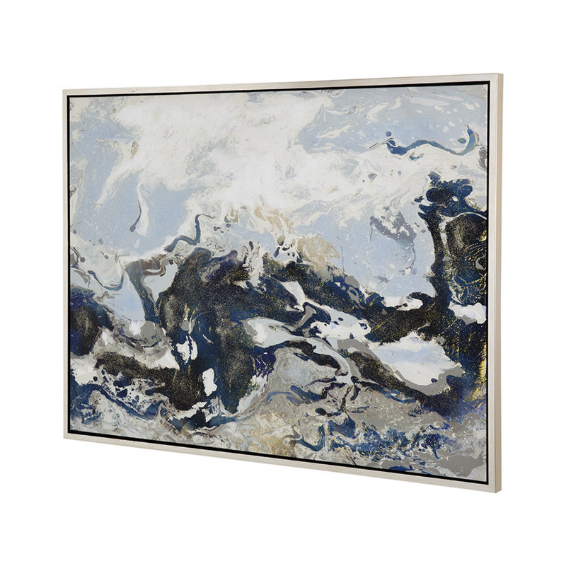 Cerulean Seas, peinture sur toile encadrée
