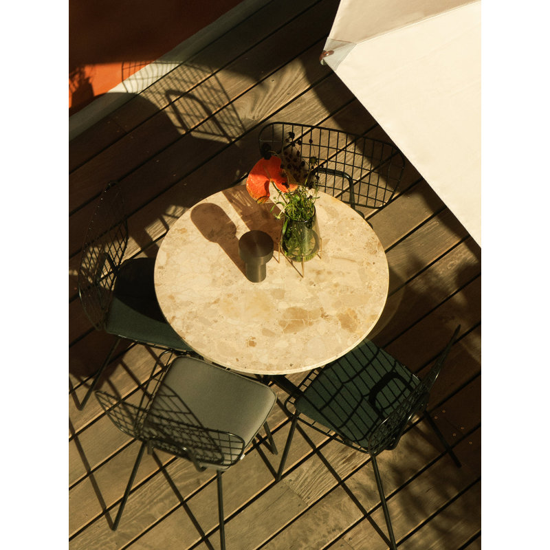 Harbour Round Dining Table, 31.5" W x 31.5" L, Under Standard Height, Sand Stone