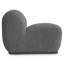 Fauteuil pivotant en tissu Billie - Personnalisé-652402658