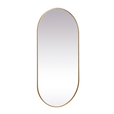 Elington Metal Oval Mirror