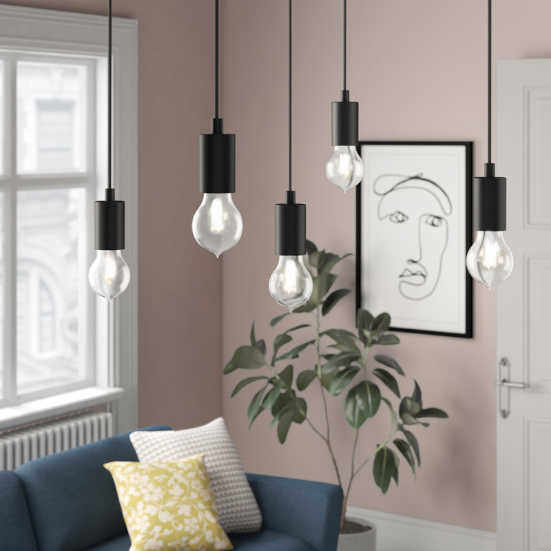 Cero Basic 5 - Light Cluster Pendant, Black