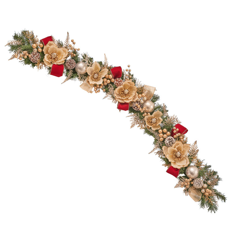 60'' in. Faux Pinecone Garland