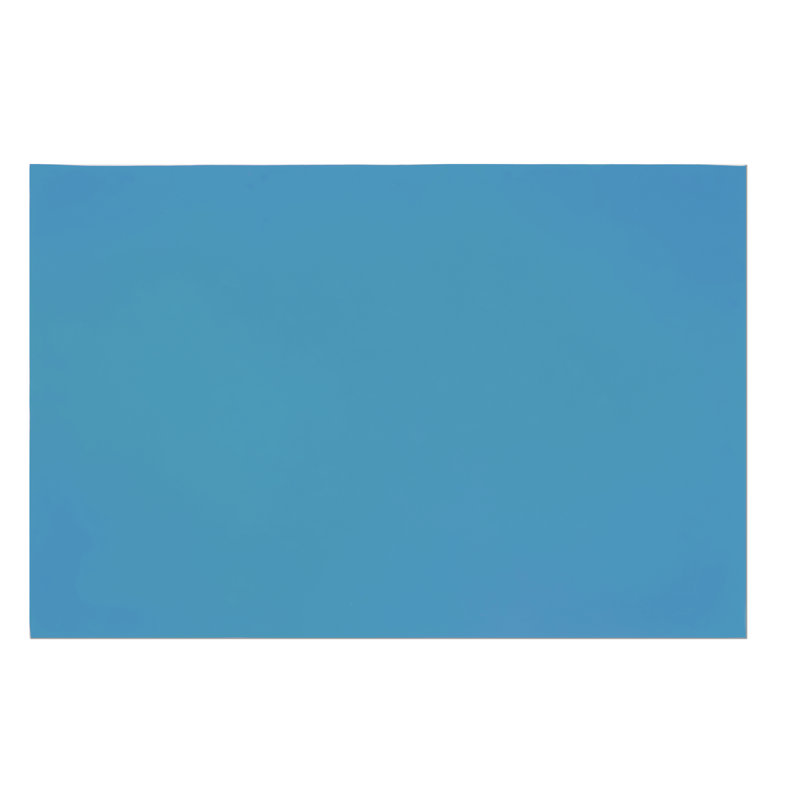 Panama Rectangular Solid Colour Tablecloth, 140cm W x 180cm L, Light Blue