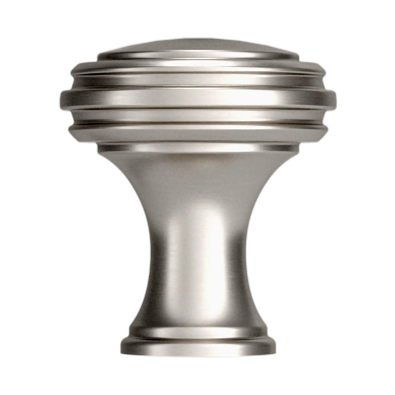 4454 Severin Fayerman Collection C Knob, Satin Nickel