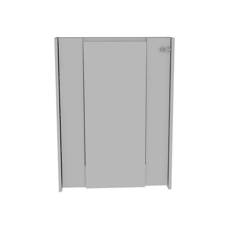 Bureau flottant rectangulaire, Blanc