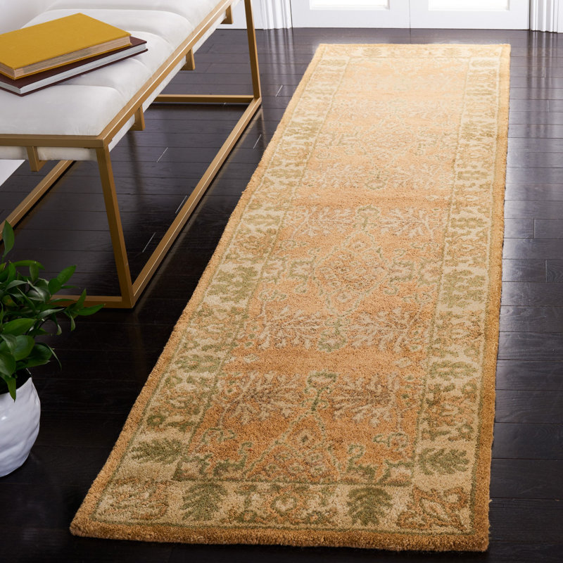 Molter Bergama Hand Tufted Wool Oriental Rug, Runner 2'3" x 8'