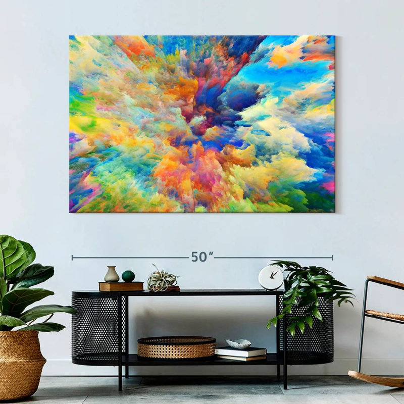Avery Abstract Clouds, 34" H x 51" W