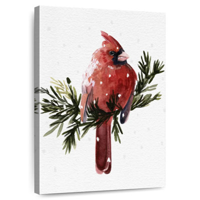Brampt cardinal avec neige I