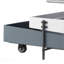 Table basse à plateau relevable gris