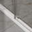 60" W X 58" H Shower Door, 6mm Tempered Clear Glass, Reversible Sliding, Water - Blocking Threshold, Rollers Quiet Open