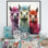 Cheerful Alpaca Family Portrait III - perroquet, art mural