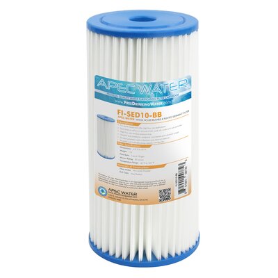 Apec Water 10"" Whole House Replacement Filter -  FI-SED10-BB