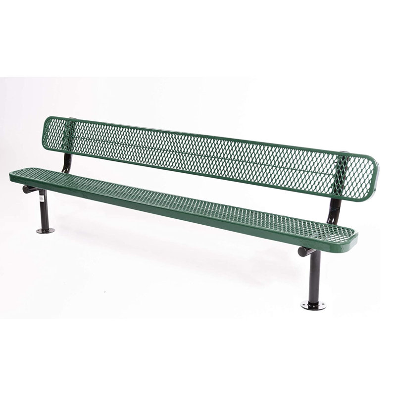 Banc de parc en plastique Myran, Vert