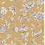 Passion Flower Toile Floral Wallpaper Roll-158612592