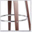 Tabouret de bar pivotant Mid-Century moderne avec réglage de la hauteur à gaz et siège capitonné à losanges pour plus de confort et de style-223676763