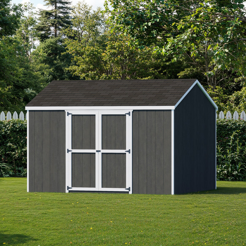 Value Gable Shed With Side Entry, No, 101.5'' H x 120'' W x 144'' D