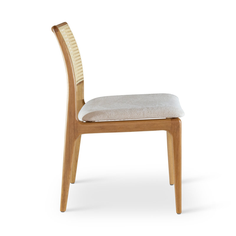 Modern Brazilian Upholstered Dining Chair, Domasco