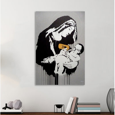 Toxic Mary by Banksy - Wrapped Canvas Graphic Art